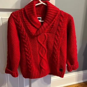 Janie and Jack, red sweater, size 18-24 months